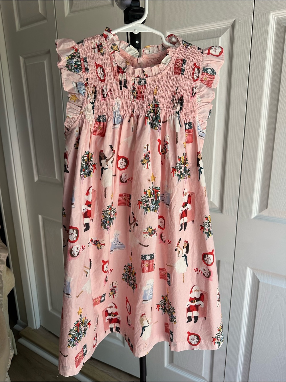 Pink Chicken NWT Girls 8Y Christmas Nutcracker Ballerina Smocked Dress